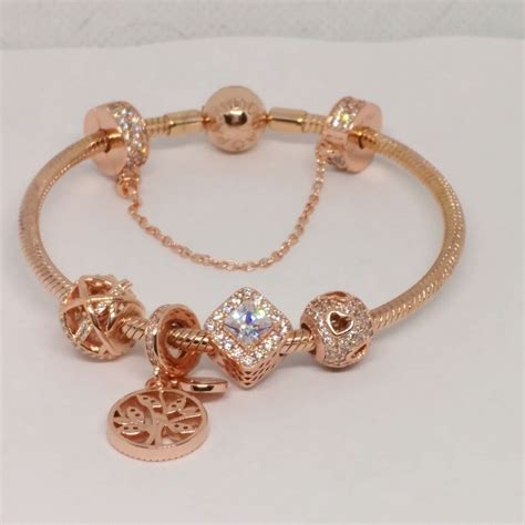 pandora rose gold bracelet clearance.